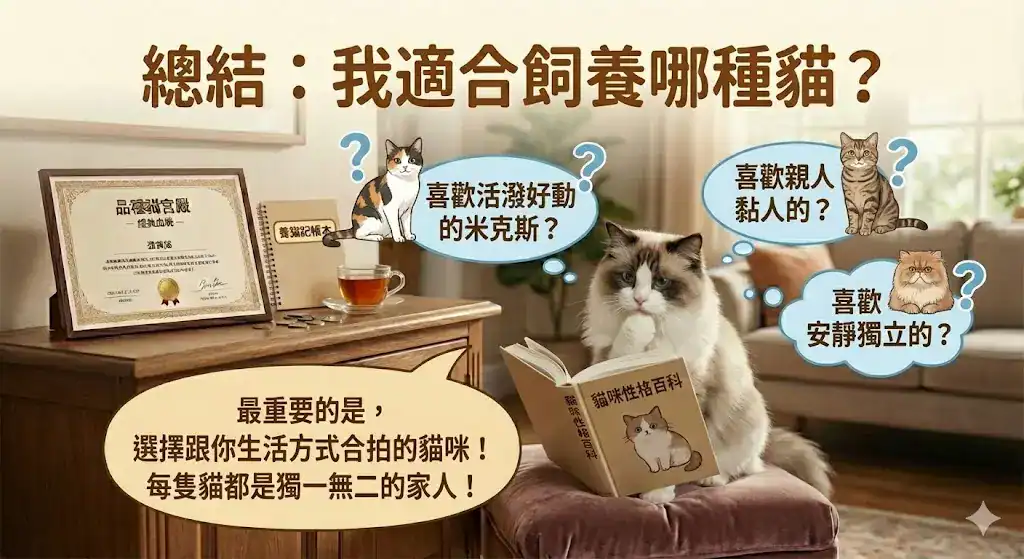 我適合飼養哪種貓?